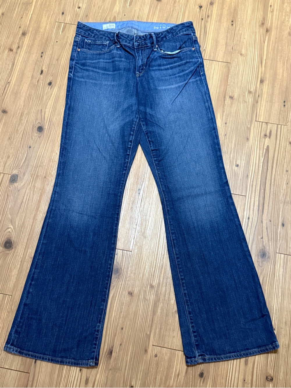 GAP Women's Dark Blue Flare Jeans